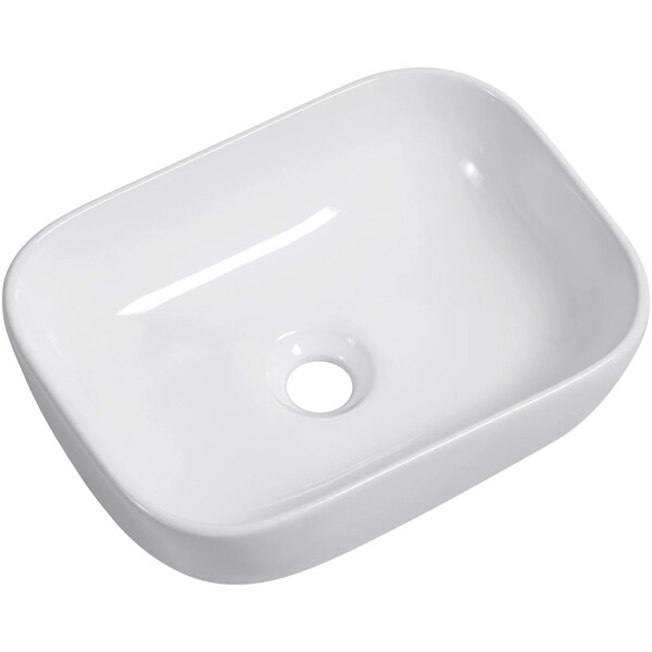 CERANO - Umyvadlo keramické Carlo - na desku - bílá lesklá - 36x25 CER-476996