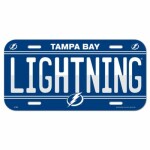 Wincraft Cedule Tampa Bay Lightning NHL License Plate Banner