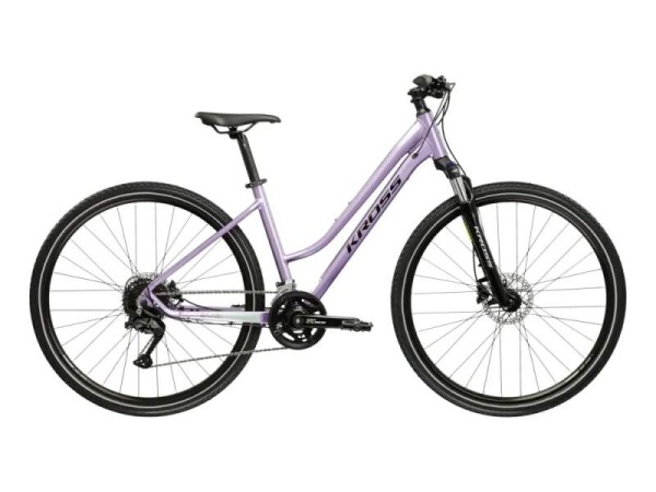 KROSS EVADO 5.0 LADY, rám 17" (M), model 2026, pneu 28", barva šedá/modrá - ZDARMA dopravné, seřízení, odborná montáž a sada světel! (Záruka nejlepší ceny. Nalezli jste někde lepší cenu? Napište nám a zkusíme ji trumfnout! )