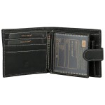 Pánská kožená peněženka WILD Parwen, černá