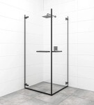 Sprchový kout obdélník 100x80 cm SAT TGD NEW SATTGDO10080C SATTGDO10080C