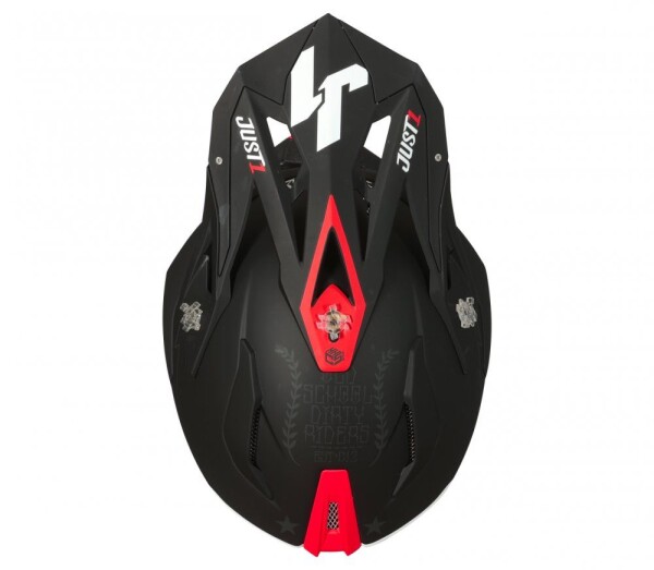 Kšilt Just1 J18 Old School matný černý - uni