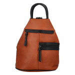 Stylový městský batůžek Elly, hnědý