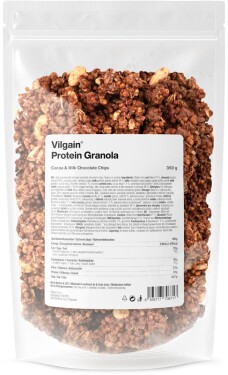 Vilgain Protein Granola – 3× Kakao a mléčná čokoláda 350 g