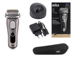 Braun Series 9 Pro+ 9615s šedá/stříbrná / Holicí strojek / mokré a suché holení / 60 min / 5+1 planžet (8700216554237)