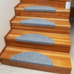 Koberec na schody QUICKSTEP půlkruh šedý sada kusů