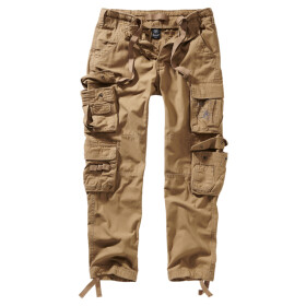Brandit Kalhoty Pure Slim Fit Trouser béžové 5XL
