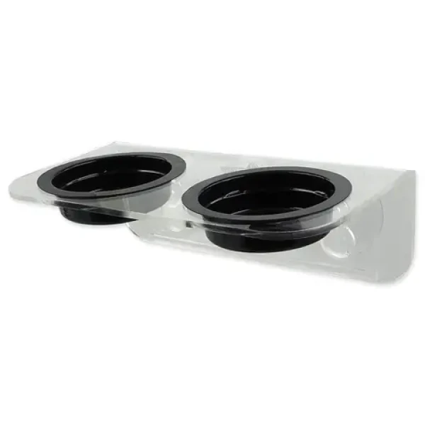 Repti Planet Krmítko akrylová dvojmiska 15x8x6.2cm (007-51083)