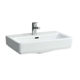 Laufen - Pro S Umyvadlo Compact, 55x38 cm, 1 otvor pro baterii, s LCC, bílá H8179584001041