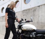 Dámské kalhoty Trilobite Parado doublelayer Aaaa slim fit jeans black level 2 (prodloužené) - 32 / černá