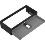 MEXEN - Box-A skříňka pro umyvadlo 100, 1 šuplík, černá mat 91AX0-1000-235-1-71