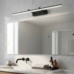 Koupelnové nástěnné LED svítidlo APP1880-1W 80cm BLACK OSW-66035