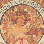 Nástěnný kalendář poznámkový 2027 Notique Alfons Mucha, 20 x 20 cm