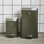 House Doctor Kovový odpadkový koš Sort Deep Green 6 l, zelená barva, kov