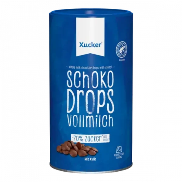 Celé mléčné čokoládové kapky - Xucker (200 g) (37570-1-200g)