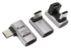 Equip 133478 / USB-C adaptér 180° / USB4 / 40 Gbps / PD 240W / 3 ks (133478)