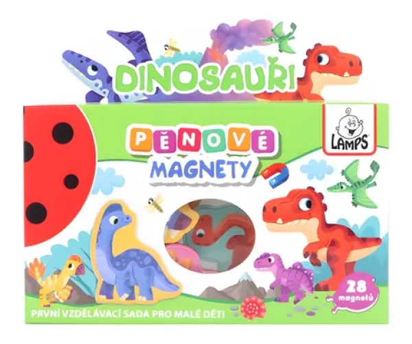 Pěnové magnety Dinosauři