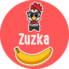 Chicken banana jmenovky 22mm (42ks)