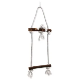 Bird Jewel Hračka - závěsná dřevo a provaz 50 cm (452-30032)