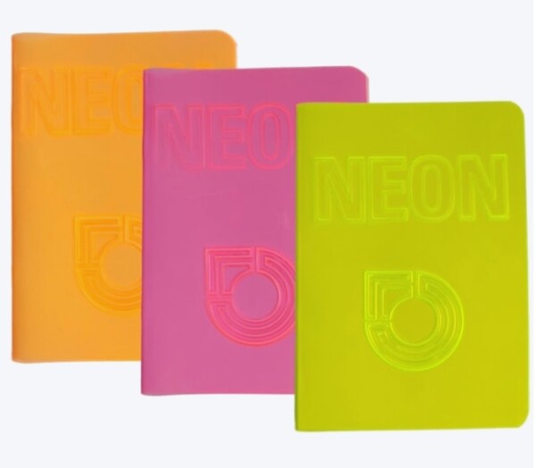 Sešit NEON A4 linkovaný, 40l mix