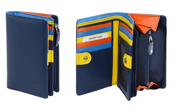 Dámská peněženka BHPC Colorfull combi BH-2968-05 modrá