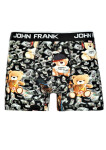 Pánské boxerky John Frank JFBD312 černá