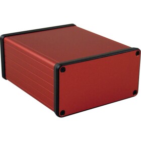 Hliníkové pouzdro 1455 Hammond Electronics 120 x 103 x 53 , červená