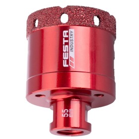 Korunka vykružovací diamantová, 55mm, M14, PROFI, FESTA INDUSTRY