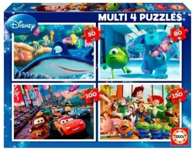 EDUCA Puzzle Disney Pixar Mix 4v1