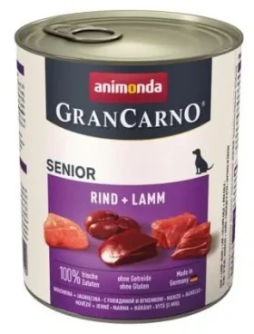 Animonda GranCarno Senior hovězí, jehněčí / Konzerva pro psy / 800 g (A82779)
