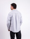 Carhartt WIP L/S Deven Shirt Deven Stripe, Black/White L