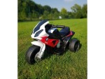 Mamido Dětská elektrická motorka BMW S1000RR tříkolka červená