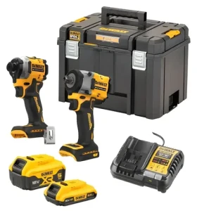DeWalt Sada AKU nářadí 6 dílů / Sada aku nářadí / 18V / rázový utahovák DCF850N DCF922N / 2x aku / nabíječka / kufr (DCF850NA)