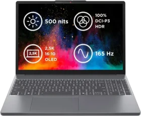 Lenovo IdeaPad Slim 3 15ARP10 šedá / 15.1" WQXGA / AMD Ryzen 5 7535HS / 16GB / 512GB SSD / AMD Radeon / W11H (83K7009JCK)