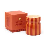 Paddywax Vonná svíčka Cabana Red/Coral Spiced Apple 184 g, oranžová barva, keramika, vosk
