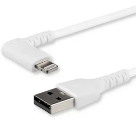 StarTech lomený kabel Lightning na USB-A bílá / Kabel / 1 m / 480 Mbit/s (RUSBLTMM1MWR)
