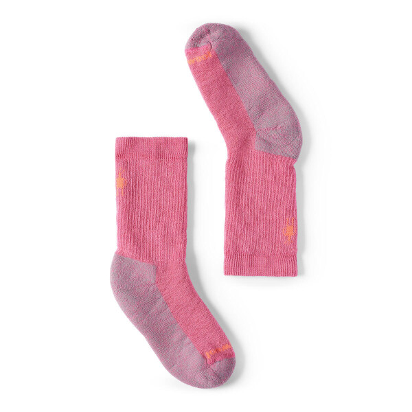 Dětské merino ponožky SMARTWOOL Kids' Hike Full Cushion Crew Socks, Garden Pink velikost: 26-28 (S)