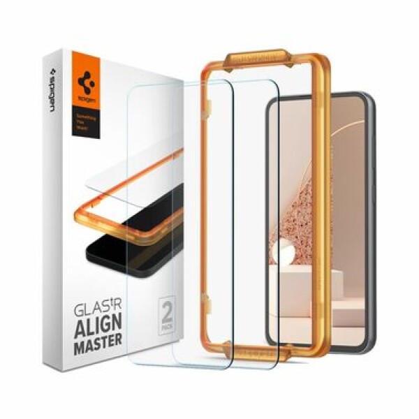 Spigen Glass tR AlignMaster 2 Pack ochranné sklo pro Samsung Galaxy S23 FE (AGL06986)