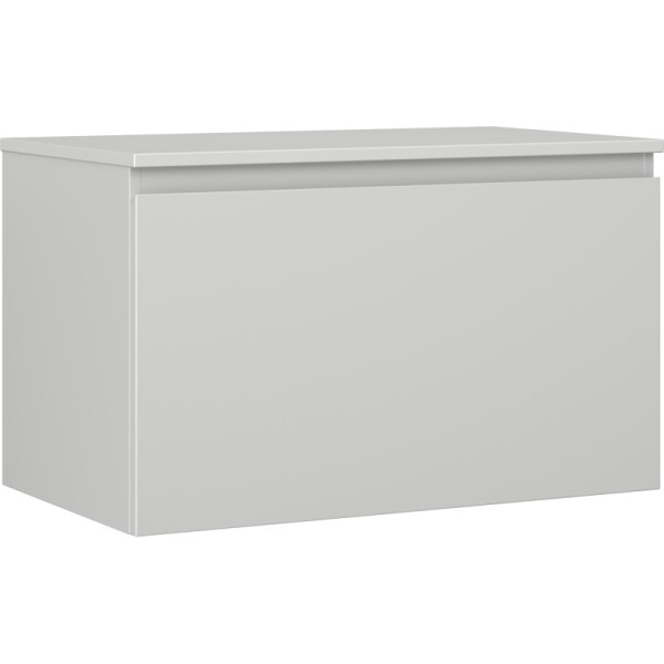 MEXEN/S - Orio koupelnová skříňka pod umyvadlo 80 cm s deskou, 1 šuplík, šedá mat 91A10-08047-1-BFC62