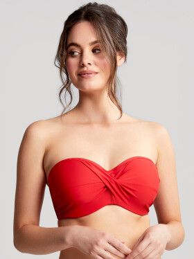 Vrchní díl plavek Swimwear Anya Riva Bandeau Bikini fiery red SW1303 80GG