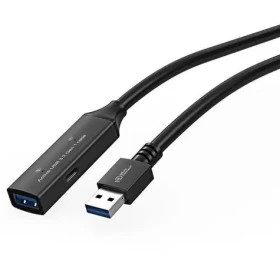 MicroConnect Active prodlužovací kabel USB3.0 A (M) - USB3.0 A (F) 5m černá / 5000Mbit/s (USB3.0AAF5A)