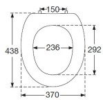 VILLEROY & BOCH - O.novo WC sedátko, bílá 88246101