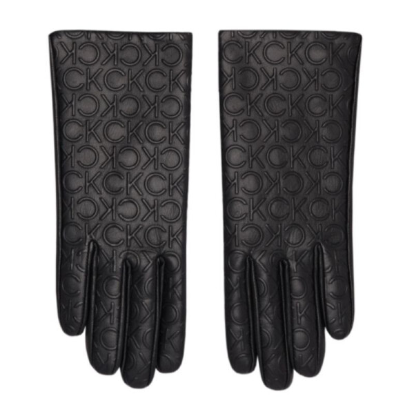 Calvin Klein Re-lock Debossed Leather Gloves K60K609975 dámské