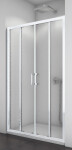 SanSwiss TOPS4 1400 04 22 Sprchové dveře dvoudílné 140 cm, bílá/durlux