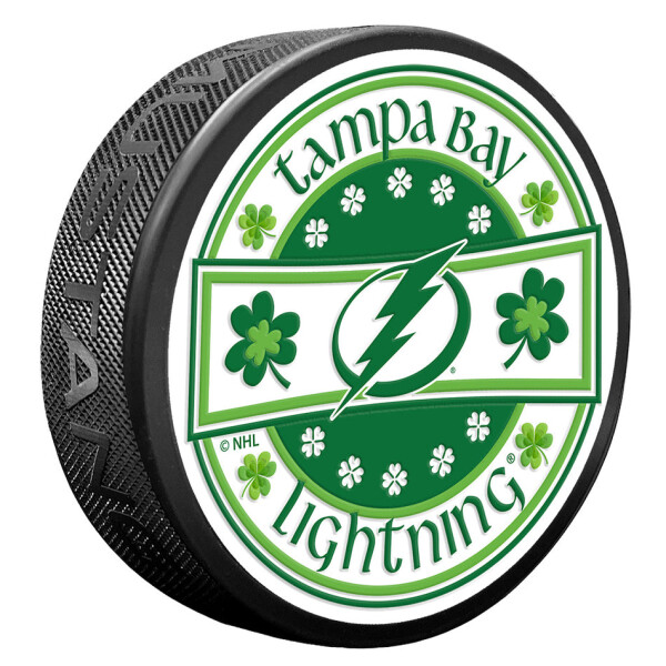 Mustang Puk Tampa Bay Lightning NHL Lucky St. Patricks Day Puck