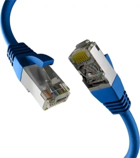 EFB Patchkabel Cat8.1 modrá 15 m / Patch kabel / RJ45-RJ45 / S/FTP / 40 Gbit/s / PoE (EC020200242)