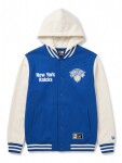New Era Pánská bunda New York Knicks NBA Letterman Hooded Velikost: XL