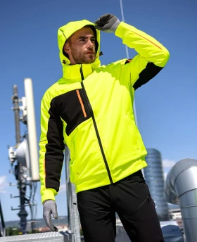 Zimní softshellová bunda ARDON®CITYCONIC®Hi-vis žlutá S H2373/S