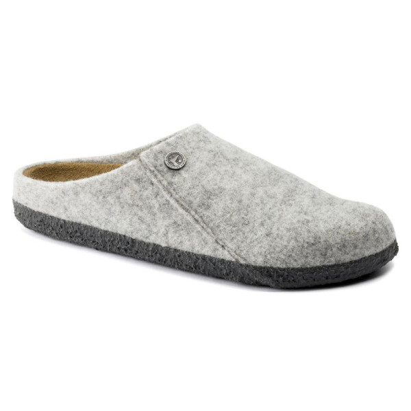 Pánské/dámské pantofle Birkenstock Zermatt Cozy Home Light Gray wool filc regular wide (1015080) 42