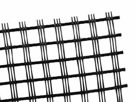 Měkká tkaná geomříž – Geogrid PES 80/30 - pevnost 80/30 kN/m - 5×50 m [250 m²]